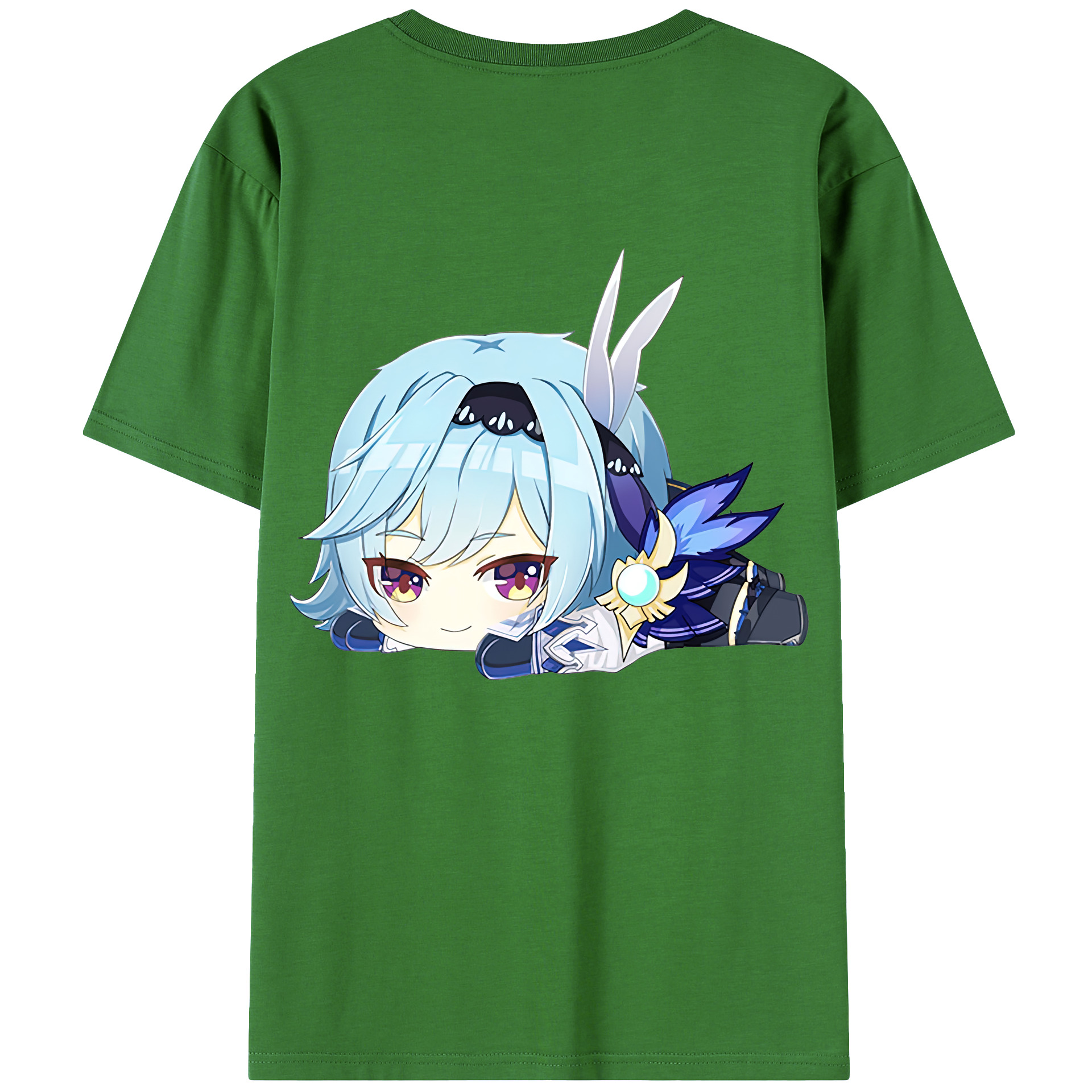 げんし神 优菈 ゆうら genshin Yūra レディース半袖Tシャツ(バックプリント)